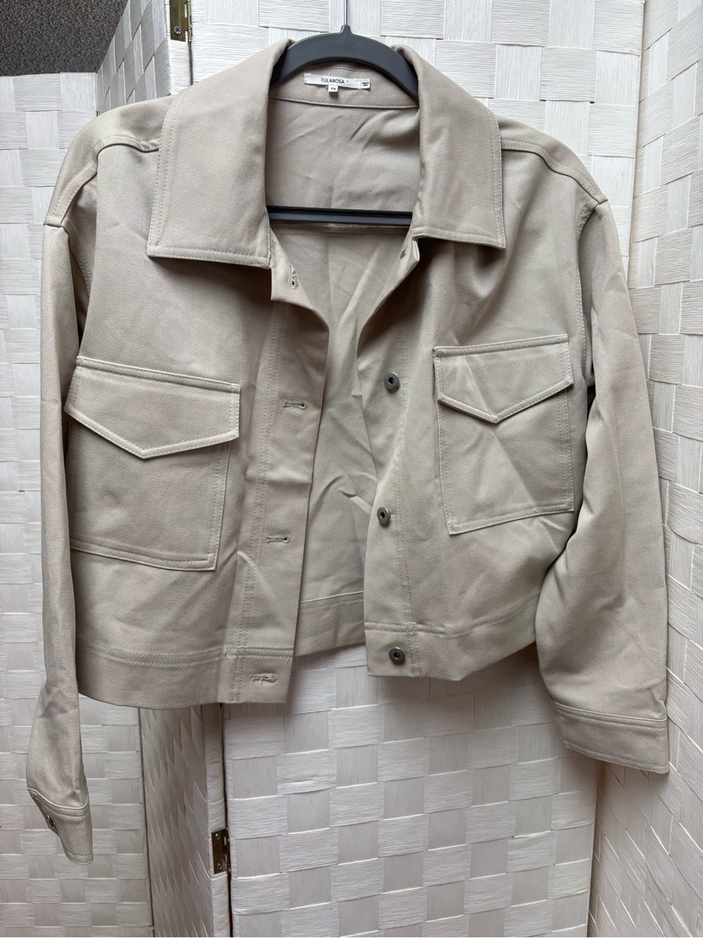 Tularosa beige utility jacket XS